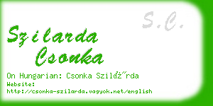 szilarda csonka business card